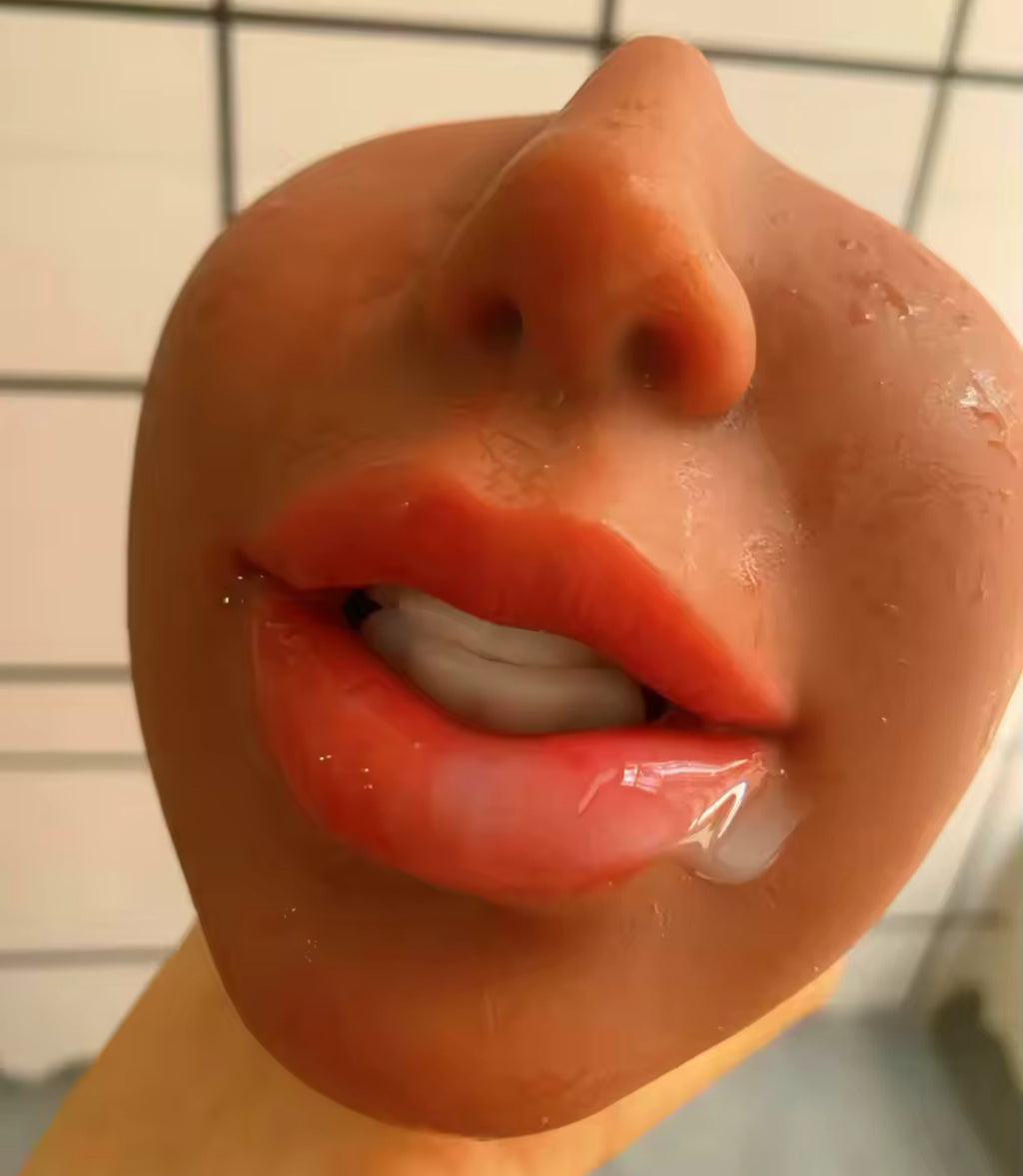 Masturbador oral realista con labios y boca 3D