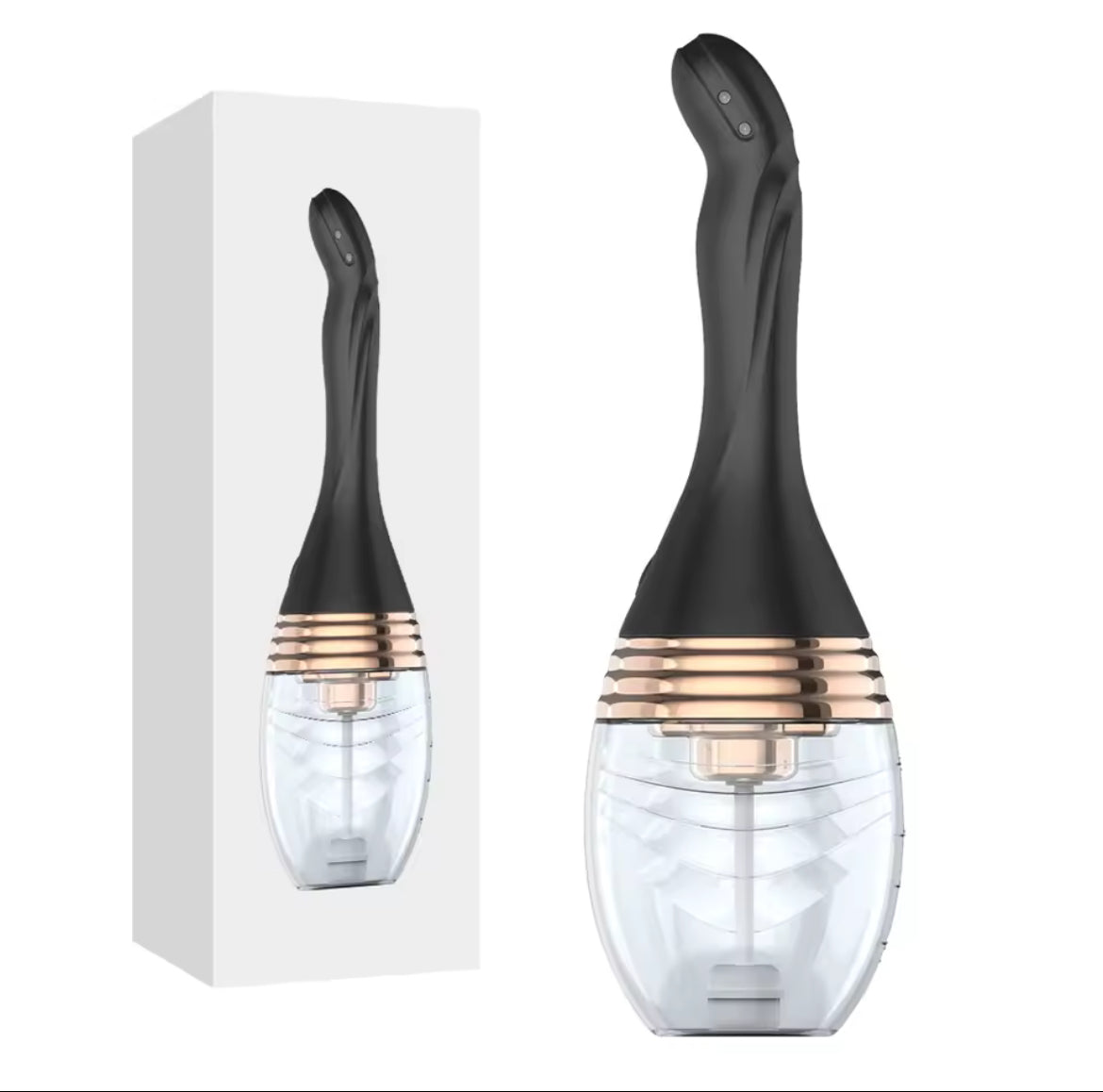 Limpiador anal eléctrico de silicona | Enema recargable para higiene íntima